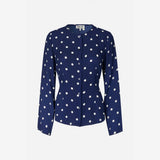 Baum Und Pferdgarten Madelie Blouse In Navy Dot