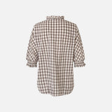 Baum Und Pferdgarten Margit Blouse In Creme Mini Check