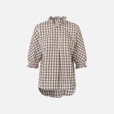 Baum Und Pferdgarten Margit Blouse In Creme Mini Check