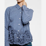 Baum Und Pferdgarten Mariel Shirt In Blue Mini Check