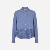 Baum Und Pferdgarten Mariel Shirt In Blue Mini Check