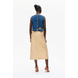 Baum Und Pferdgarten Medine Top In Dark Blue Denim