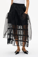 Baum Und Pferdgarten Sevara Organza Skirt In Black