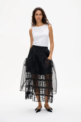 Baum Und Pferdgarten Sevara Organza Skirt In Black