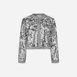 m Und Pferdgarten Bethina Jacket In Grey Sequins