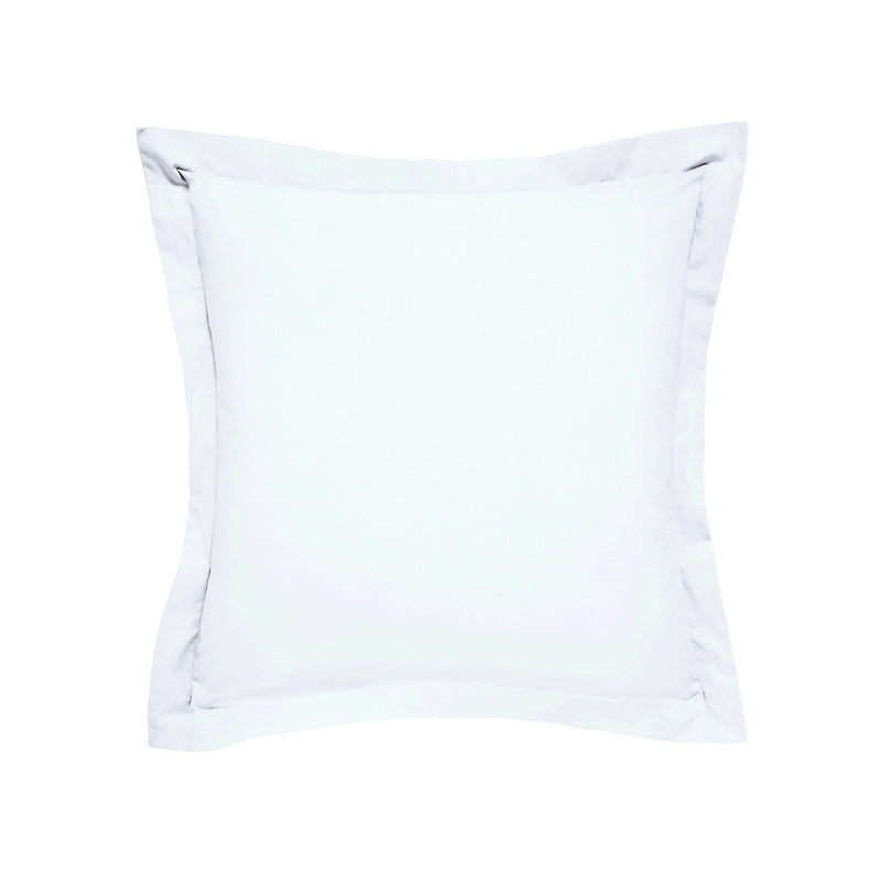 Bedeck 1000 Thread Count Plain Dye Square Pillowcase - White