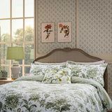 Bedeck English Heritage English Garden Floral Double Bedding in Willow