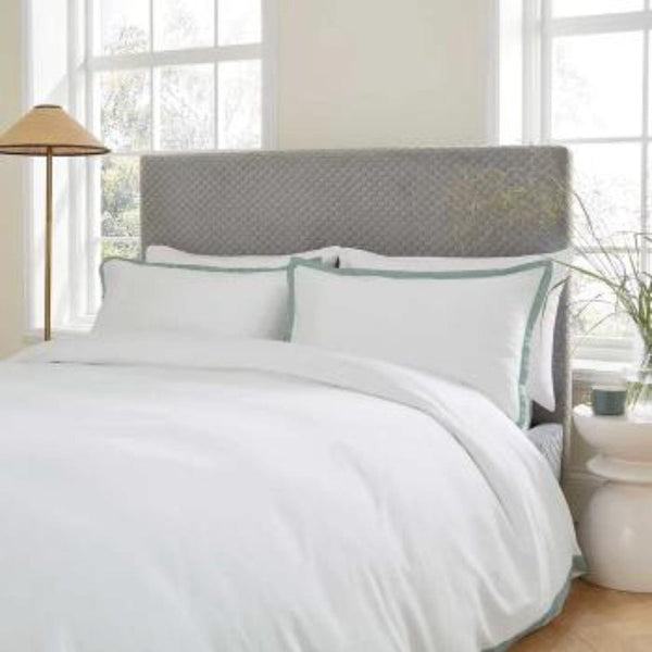 Bedeck Olenna Double Duvet Set In Celadon