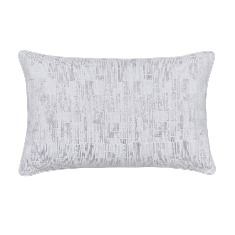 Bedeck Oro White and Grey Cushion