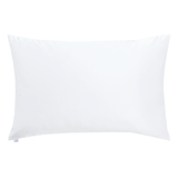 Bedeck White Silk Standard Pillowcase
