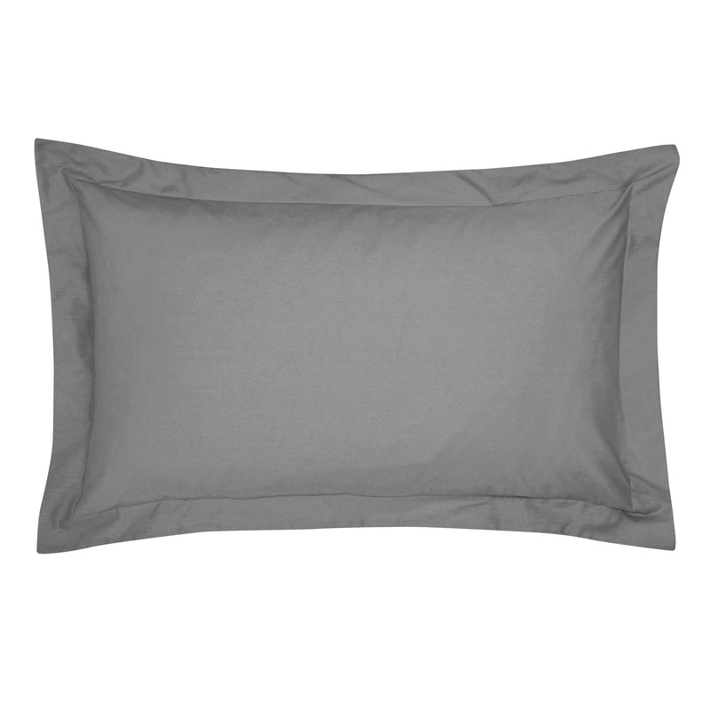 Bedeck Charcoal 300 Thread Count Oxford Pillowcase