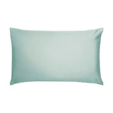 400 Thread Count Sateen Plain Dye Pair of Large Pillowcases in Celadon