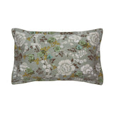 English Heritage Eagle House Damask Double Duvet Cover Set in Seagrass