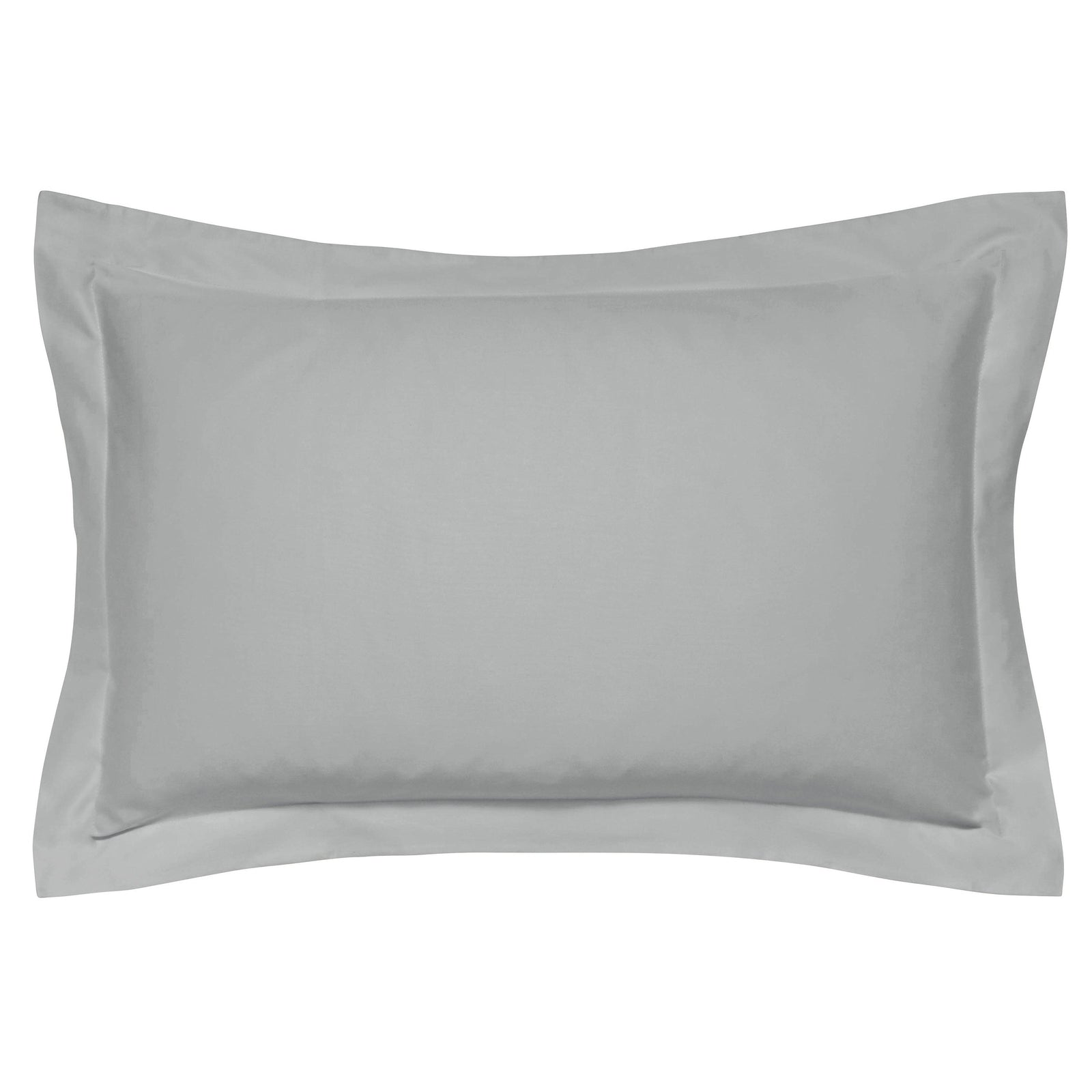 Bedeck Grey 600 Thread Count Oxford Pillowcase