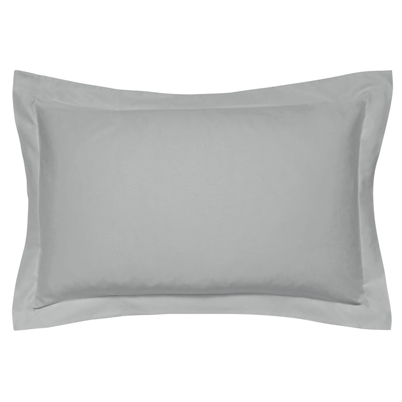 Bedeck Grey 600 Thread Count Oxford Pillowcase