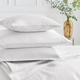 Bedeck of Belfast Andaz Plain Egyptian Cotton Bedding in White