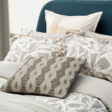 Bedeck of Belfast Asha Duvet Cover in Grey