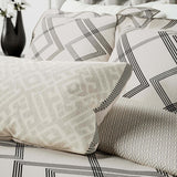 Bedeck of Belfast Emani Duvet Cover in Chalk/Charcoal