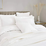 Bedeck of Belfast Fine Linens Vendi Duvet Cover, White