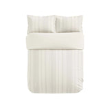Bedeck of Belfast Nena Woven Stripe Duvet Cover Set in Denim