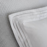Bedeck of Belfast Fine Linens Vendi Oxford Pillowcase, Silver