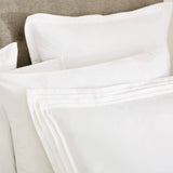 Bedeck of Belfast Fine Linens Vendi Oxford Pillowcase, White