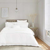 Bedeck of Belfast Fine Linens Vendi Duvet Cover, White