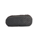Bedroom Athletics Gisele 100% Recycled Faux Fur Rouched Slipper Boot in Ink