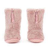 Bedroom Athletics Marilyn Classic Faux Fur Boot in Blush Pink
