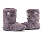 Bedroom Athletics Marilyn Classic Faux Fur Slipper Boot In Frosted Grape