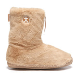 Bedroom Athletics Marilyn Classic Faux Fur Slipper Boot In Latte