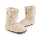 Bedroom Athletics Monroe Faux Fur Slipper Boot In Cream / Moonrock
