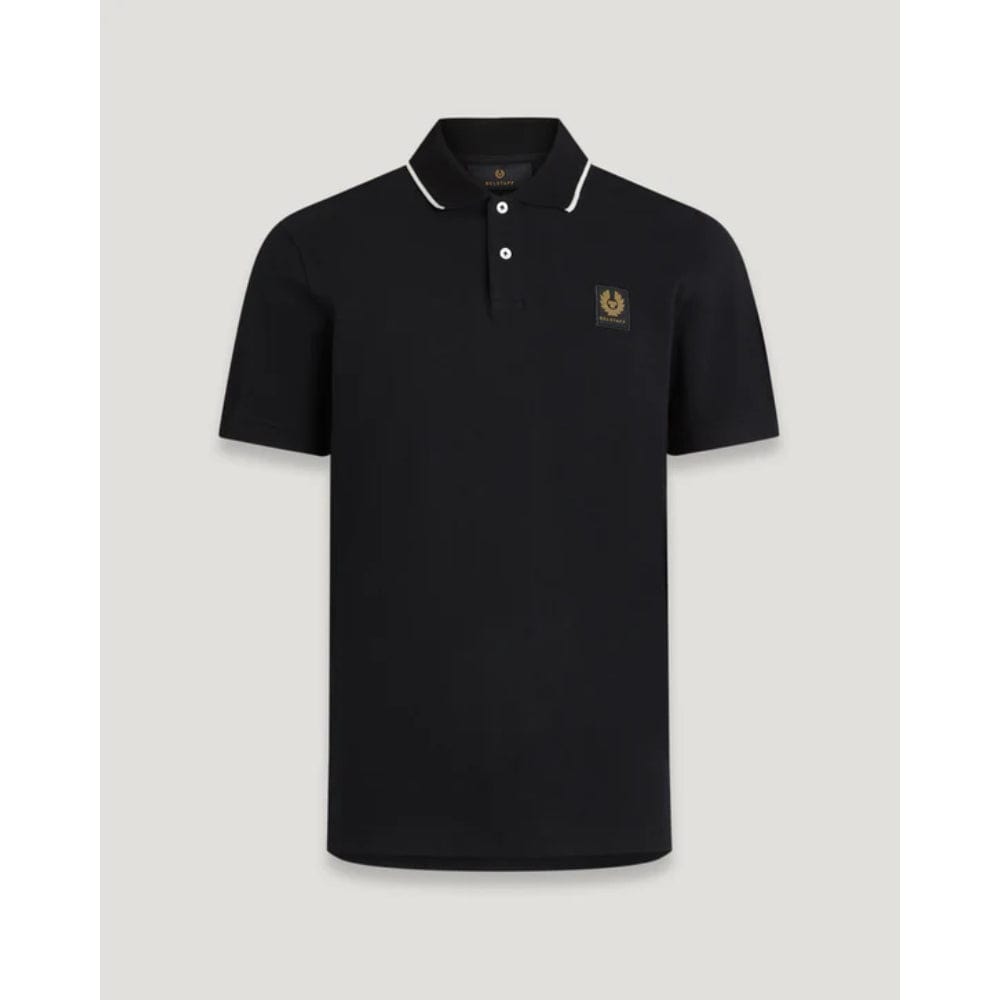 Belstaff Tipped Polo Shirt in Black