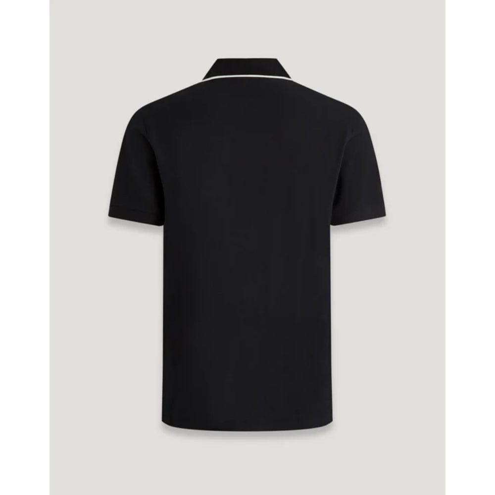 Belstaff Tipped Polo Shirt in Black