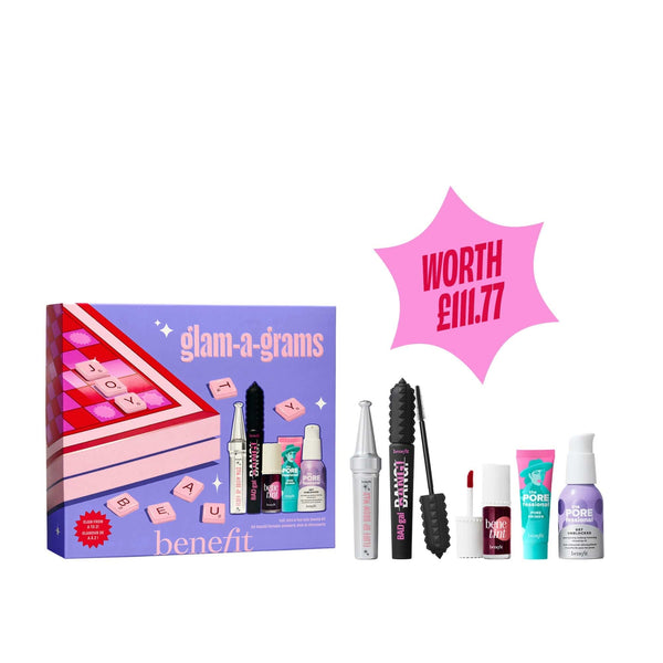 Benefit Glam-a-Grams full, mini & fun-size beauty kit