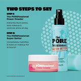 Benefit The POREfessional Set Up Setting Spray and Powder Makeup Gift Set