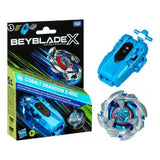 Beyblade X Cobalt Dragoon 2-60C Deluxe Left-Spin String Launcher Set