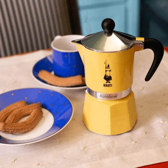 Bialetti Rainbow Yellow Cups - Main Image