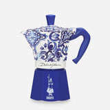 Bialetti x Dolce and Gabbana Mediterranean Blue 6 Cup Moka Express
