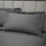 Bianca Fine Linens Egyptian Cotton Oxford 50x75cm Charcoal Grey