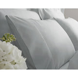 Bianca Bedding Luxury 800 Thread Count Cotton Sateen Duvet Cover Set with Pillowcases White