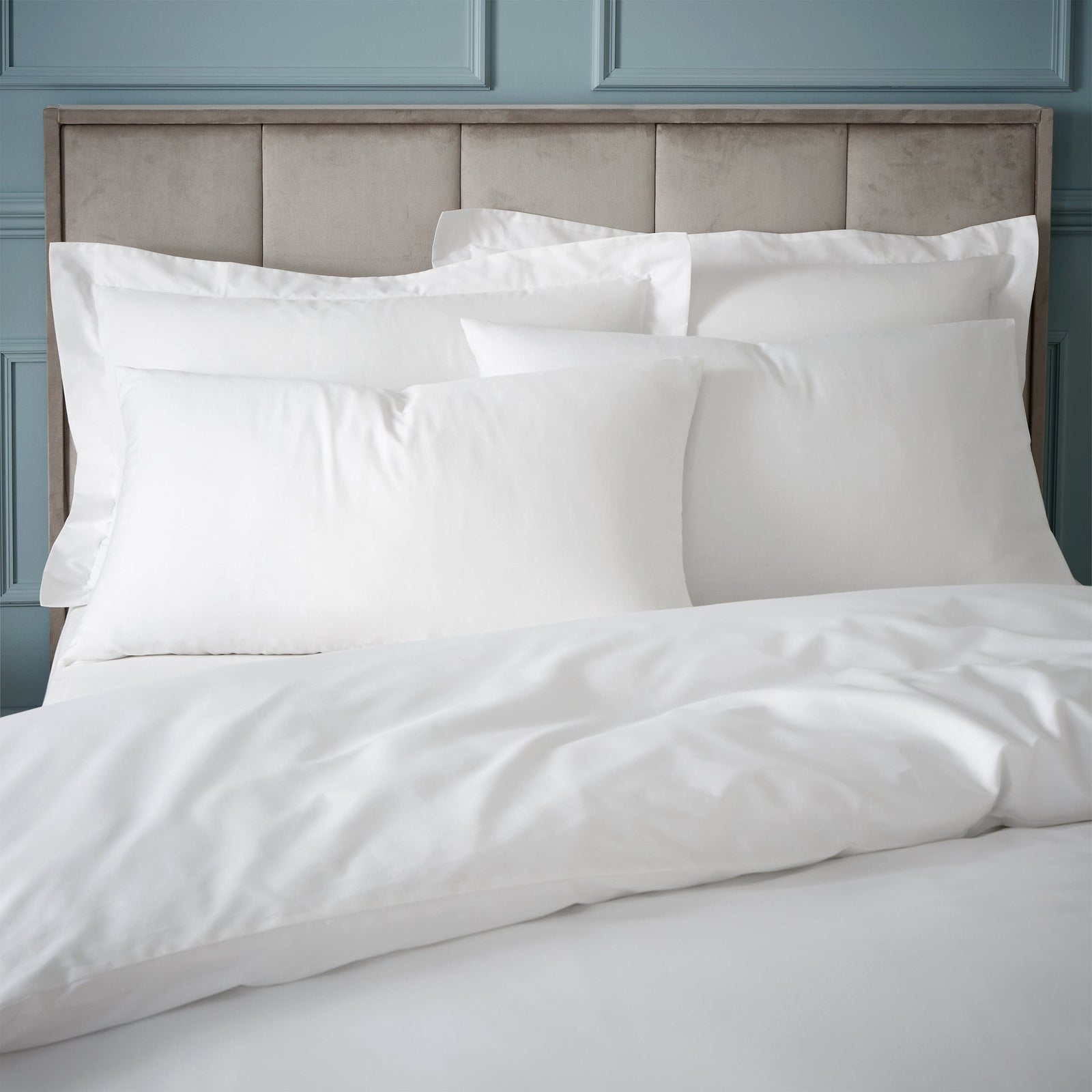 Bianca Fine Linens Bedding Duvet Cover Set with Pillowcase White