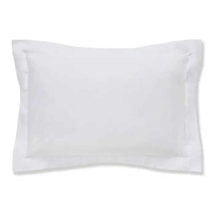 Bianca Fine Linens Egyptian Cotton Oxford Single Pillowcase in White