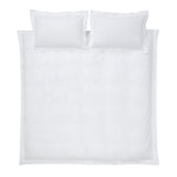 Bianca Fine Linens Cotton Sateen 400 Thread Count Duvet Cover Set White