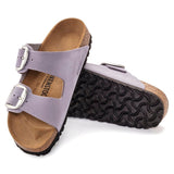 Birkenstock Arizona Big Buckle Nubuck Leather Purple Fog