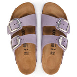 Birkenstock Arizona Big Buckle Nubuck Leather Purple Fog