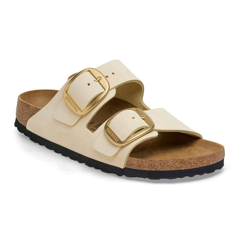 Birkenstock Arizona Big Buckle Sandals in Ecru - Main Image