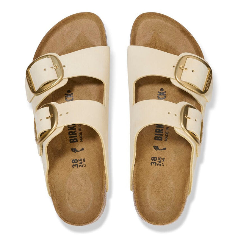 Birkenstock Arizona Big Buckle Sandals in Ecru