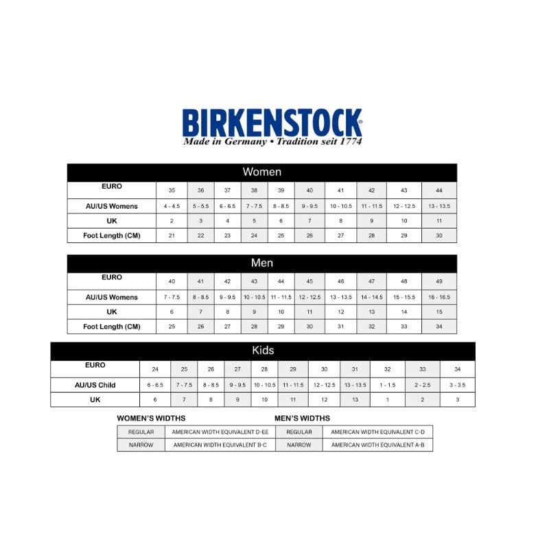 Birks Shoe Size Birkenstock Eu Size Chart Birkenstock Size 10 Us  Birkenstock Size High-end 37 Chart