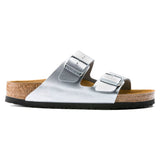Birkenstock Arizona Birko-Flor Sandals in Silver